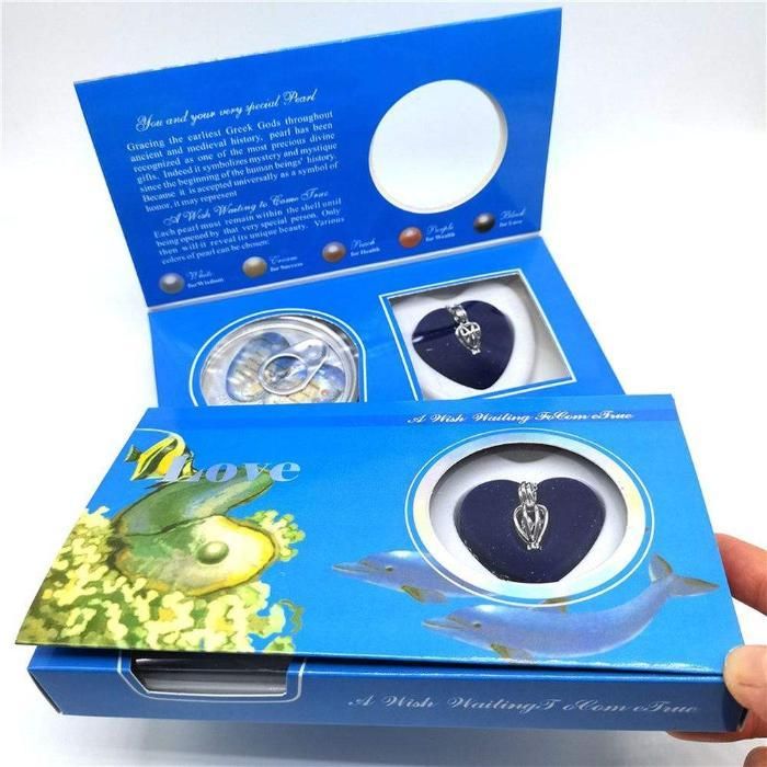 Valentine Special - Freshwater Shell Canned Oyster Ocean Love Real Pearl Necklace Set